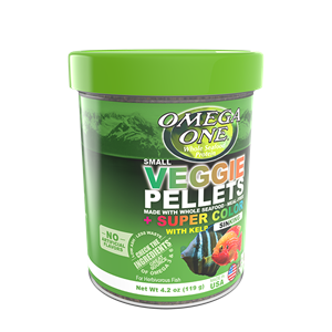 Veggie Pellets Super color Sinking 8oz-Omega One