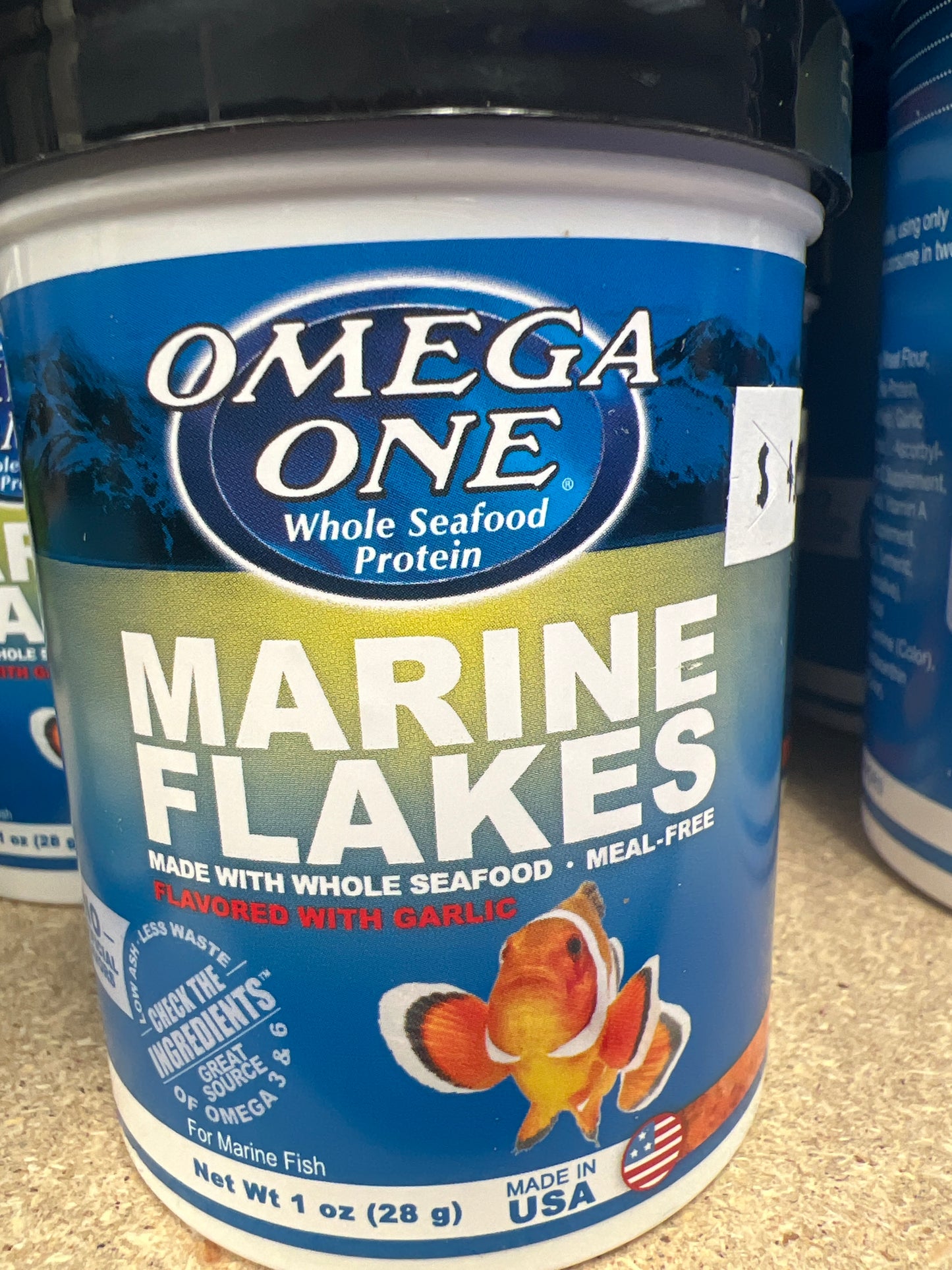 Garlic Marine Flake. 1 oz-Omega One