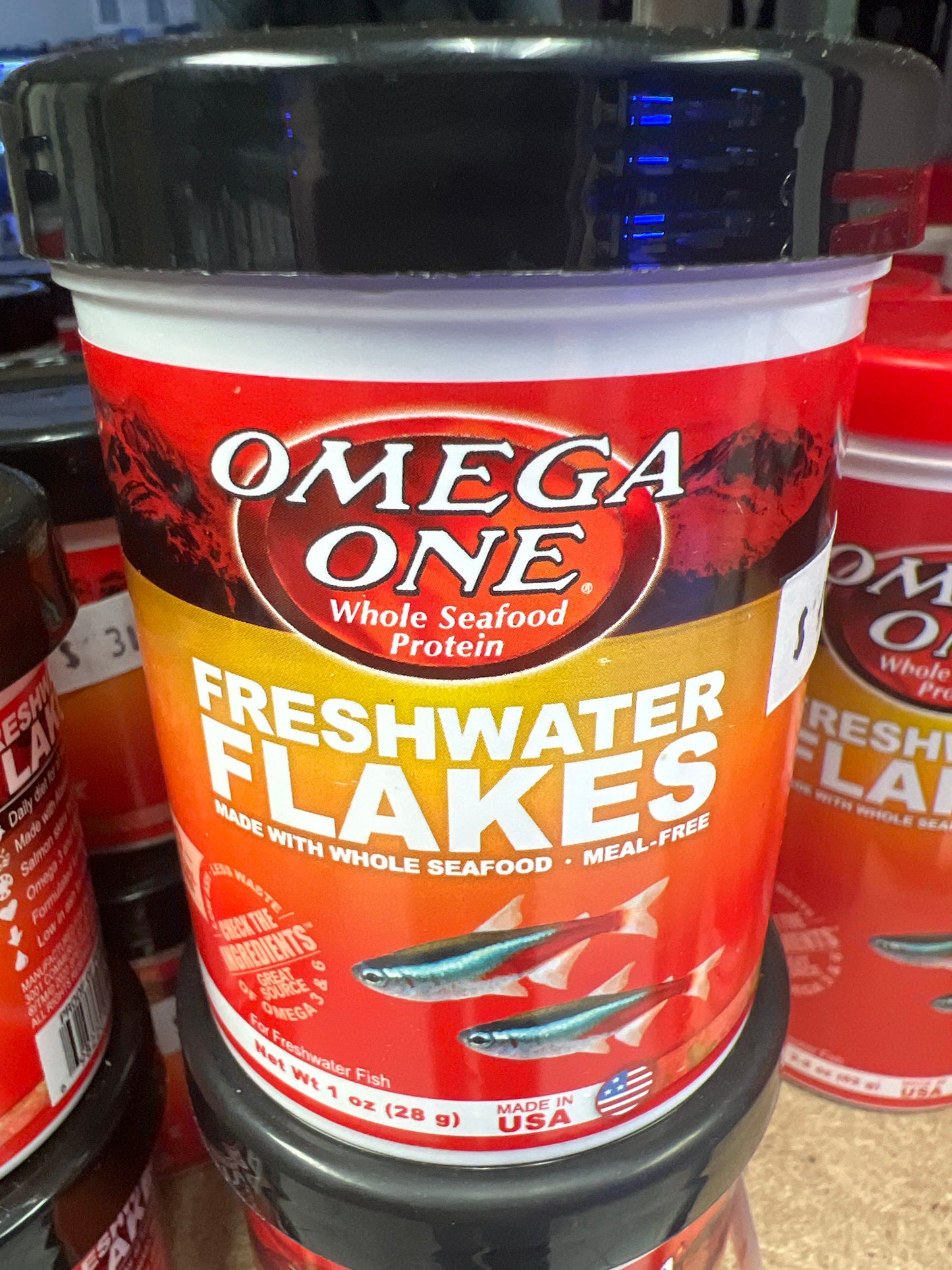 FreshWater Flakes 1oz- Omega One